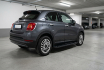 Fiat 500X 2014–2024 Bočne stopnice Allmond Black (2 kos, aluminij) fotografija 1