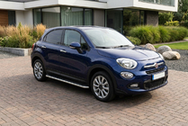 Fiat 500X 2014–2024 Stranske stopnice Maydos V1 (2 kosa, aluminij / nerjavno jeklo) fotografija 1