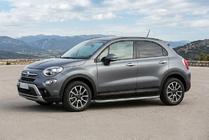 Fiat 500X 2014–2024 Stranske stopnice Tayga Grey (2 kos, aluminij) fotografija 1