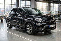 Fiat 500X 2014–2024 Stranske stopnice RedLine Black (2 kosa, aluminij) fotografija 1