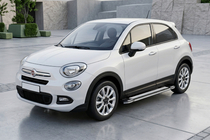 Fiat 500X 2014–2024 Stranske stopnice Rainbow (2 kosa, aluminij) fotografija 1