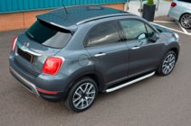 Fiat 500X 2014–2024 Stranski pragovi Fullmond (2 kosa, aluminij) fotografija 5
