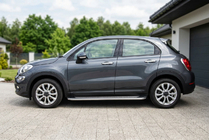 Fiat 500X 2014–2024 Stranske stopnice Maydos V2 (2 kosa, aluminij/nerjavno jeklo) fotografija 1