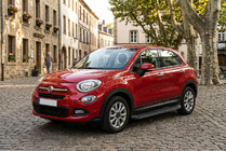 Fiat 500X 2014–2024 Stranski pragovi Tayga Black (2 kosa, aluminij) fotografija 1