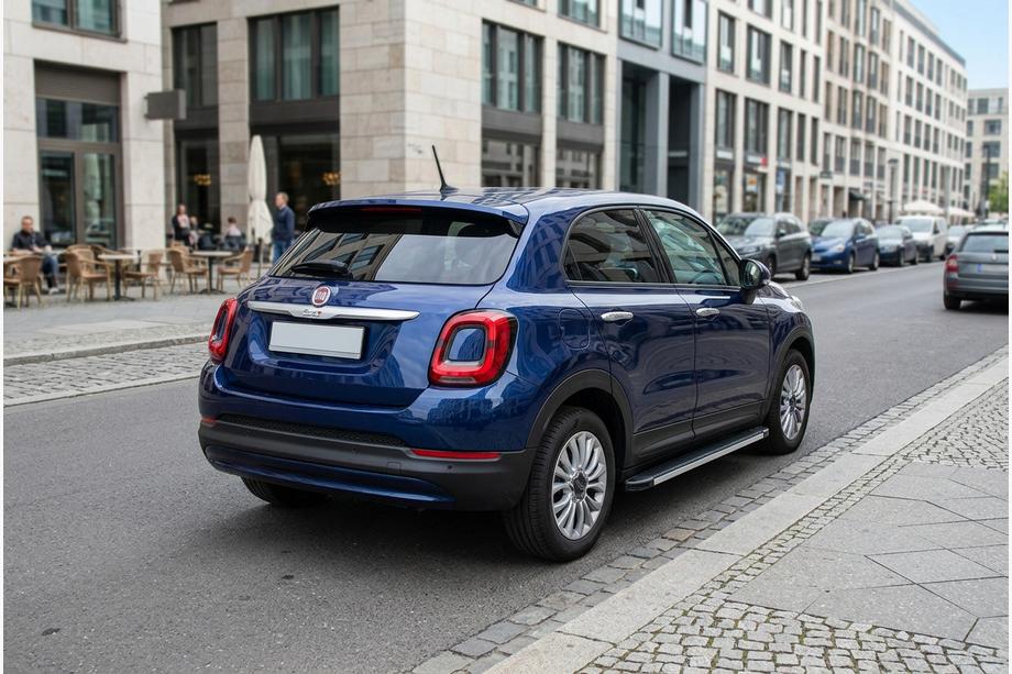 Fiat 500X 2014–2024 Stranski pragovi Maya V1 (2 kos, aluminij) Image
