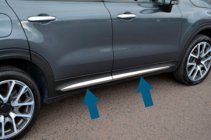 Fiat 500X 2014–2024 Kromirane letvice za vrata (4 kosi) fotografija 2