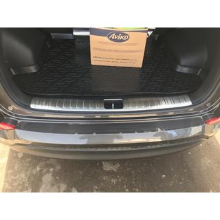 Zaščitna letev zadnjega praga prtljažnika OmsaLine (nerjavno jeklo) Hyundai Tucson TL 2016–2021 fotografija 3