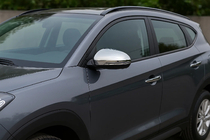 Hyundai Tucson TL 2016–2021 Kromirani pokrovi ogledal (2 kosa, nerjavno jeklo) fotografija 1
