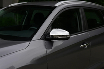 Hyundai Tucson TL 2016–2021 Kromirani pokrovi ogledal (2 kosa, nerjavno jeklo) fotografija 3