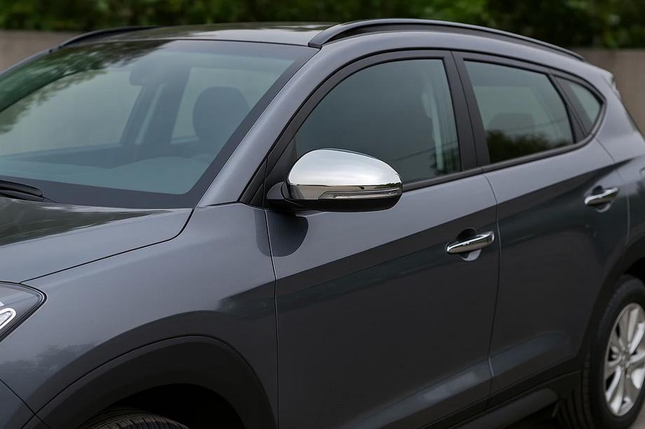 Hyundai Tucson TL 2016–2021 Kromirani pokrovi ogledal (2 kosa, nerjavno jeklo) Image