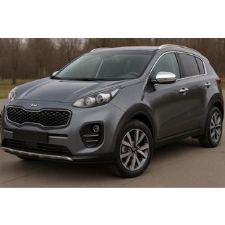 Kromirani pokrovi vzvratnih ogledal (2 kosa, nerjaveče jeklo) Kia Sportage 2015–2021 fotografija 3
