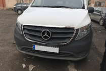 Mercedes Vito/V-razred W447 2014– Okvir rešetke (2 kosa, nerjaveče jeklo) fotografija 3