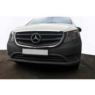 Okvir rešetke (2 kosa, nerjaveče jeklo) Mercedes Vito/V-razred W447 2014– fotografija 1