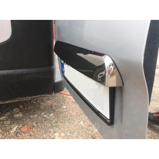 Letvica nad registrsko tablico (nerjavno jeklo) Renault Trafic 2015– fotografija 4