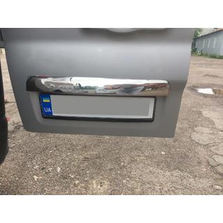 Letvica nad registrsko tablico (nerjavno jeklo) Renault Trafic 2015– fotografija 3