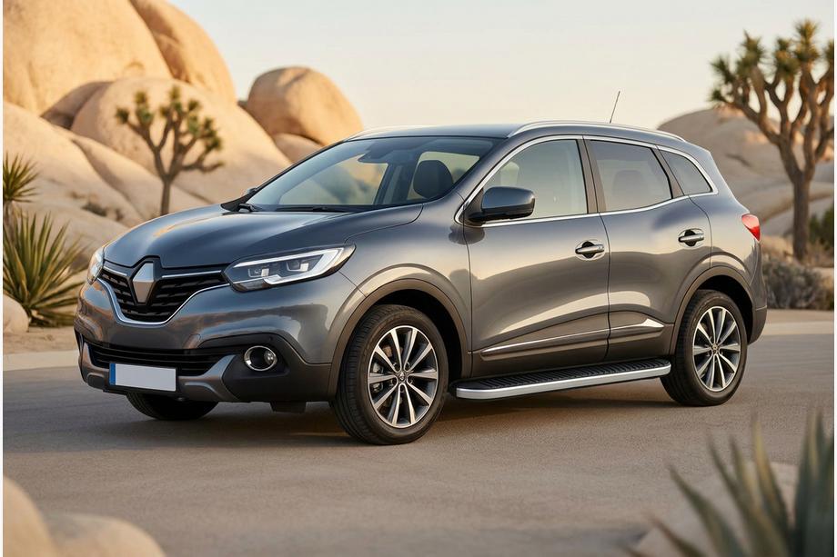 Renault Kadjar 2015–2022 Stranske stopnice Tayga Grey (2 kos, aluminij) Image