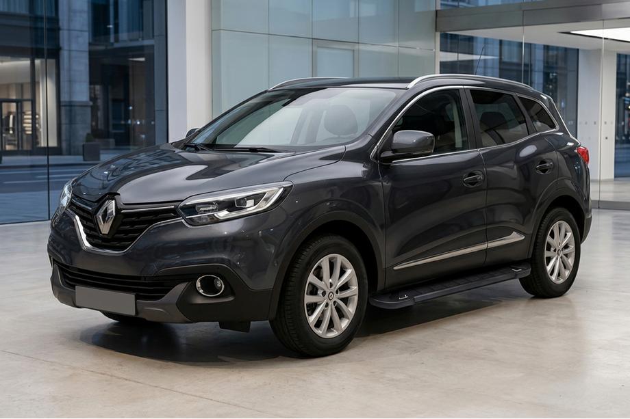 Renault Kadjar 2015–2022 Stranske stopnice RedLine Black (2 kosa, aluminij) Image
