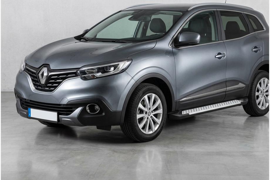 Renault Kadjar 2015–2022 Stranske stopnice Allmond Grey (2 kosa, aluminij) Image