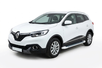 Renault Kadjar 2015–2022 Bočne stopnice Allmond White (2 kosa, aluminij) fotografija 1