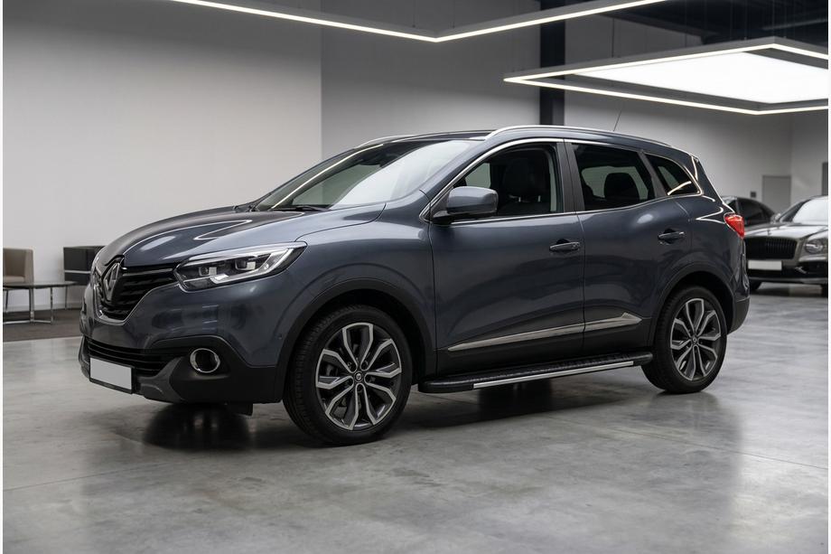 Renault Kadjar 2015–2022 Stranske stopnice Bosphorus Grey (2 kos., aluminij) Image