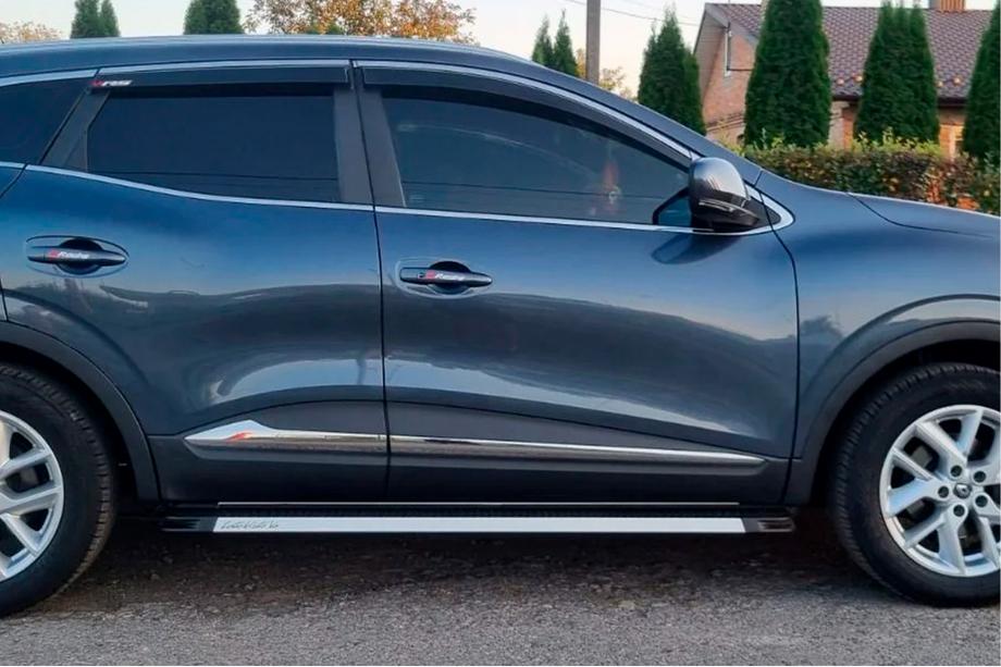 Renault Kadjar 2015–2022 Stranski pragovi Maya V1 (2 kos, aluminij) Fotografija 3