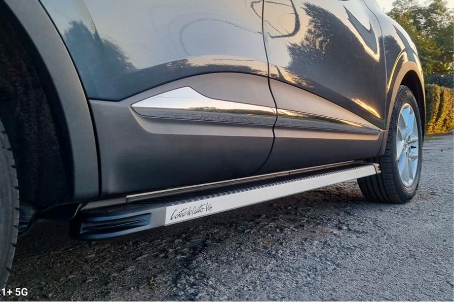 Renault Kadjar 2015–2022 Stranski pragovi Maya V1 (2 kos, aluminij) Fotografija 1