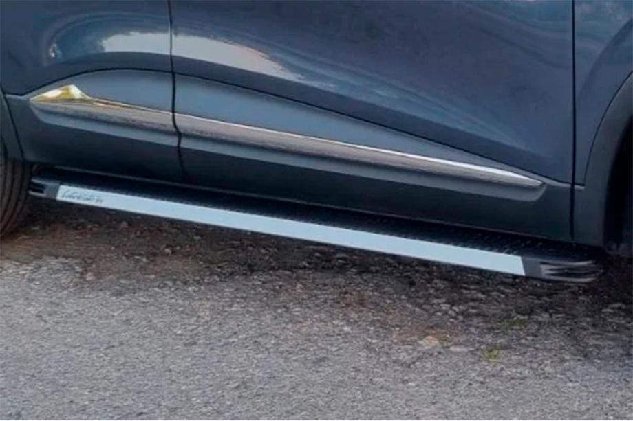 Renault Kadjar 2015–2022 Stranski pragovi Maya V1 (2 kos, aluminij) Fotografija 4
