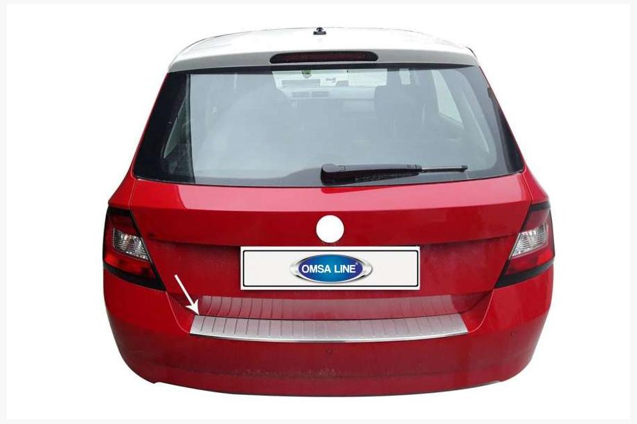Skoda Fabia 2014–2021 Nerjaveča zaščitna letev za zadnji odbijač Image