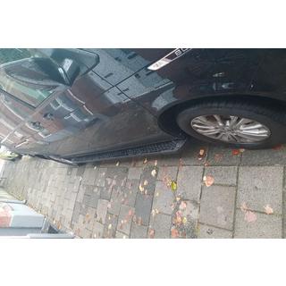Bočne stopnice Allmond Black (2 kos, aluminij) Volkswagen T6 2015–2024 fotografija 3