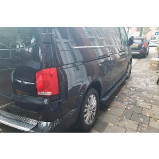 Bočne stopnice Allmond Black (2 kos, aluminij) Volkswagen T6 2015–2024 fotografija 2