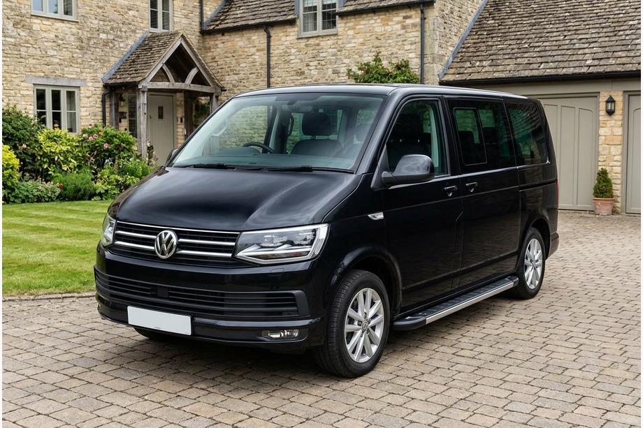 Volkswagen T6 2015–2024 Bočne stopnice RedLine V1 (2 kosa, aluminij) Image