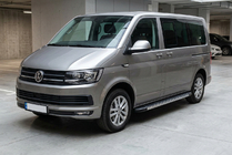 Volkswagen T6 2015–2024 Stranske stopnice Duru (2 kos, aluminij) Kratka medosna razdalja fotografija 1