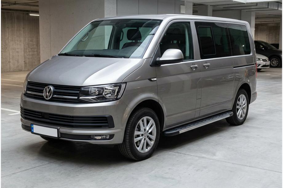 Volkswagen T6 2015–2024 Stranske stopnice Duru (2 kos, aluminij) Kratka medosna razdalja Image