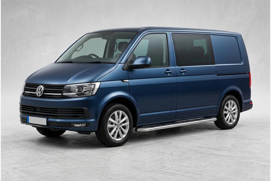 Volkswagen T6 2015–2024 Stranske stopnice Maydos V1 (2 kosa, nerjaveče jeklo) Samo za kratko medosno razdaljo Image