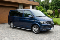 Volkswagen T6 2015–2024 Stranske stopnice Tayga Grey (2 kos, aluminij) Samo za kratko medosno razdaljo fotografija 1