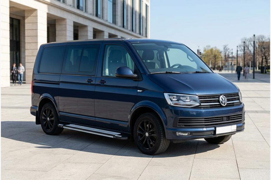 Volkswagen T6 2015–2024 Stranske stopnice Rainbow (2 kosa, aluminij) Dolga medosna razdalja Image