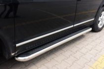 Volkswagen T6 2015–2024 Stranske stopnice Maydos V2 (2 kosa, nerjavno jeklo) fotografija 1