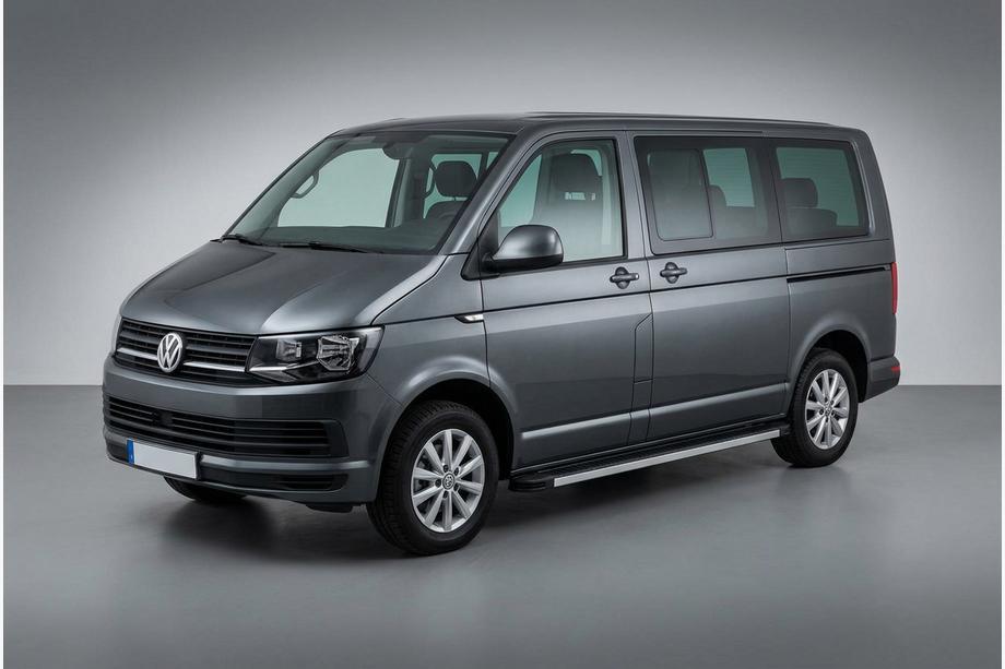 Volkswagen T6 2015–2024 Stranske stopnice Maya (2 kosa, aluminij) Dolga medosna razdalja Image