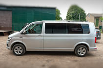 Volkswagen T6 2015–2024 Strešne vzdolžne letve CROWN (mat siva) fotografija 3