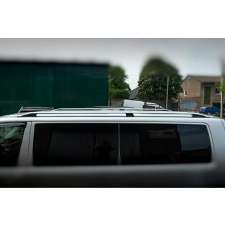 Strešne vzdolžne letve CROWN (mat siva) Volkswagen T6 2015–2024 fotografija 2