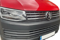 Volkswagen T6 2015–2024 Kromirane obloge maske 2015-2019 (4 kosi, nerjavno jeklo) fotografija 1