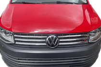 Volkswagen T6 2015–2024 Kromirane obloge maske 2015-2019 (4 kosi, nerjavno jeklo) fotografija 4