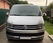 Volkswagen T6 2015–2024 Okrasne letve za zgornjo masko 2015-2019 (2 kos, nerjavno jeklo) Carmos - turško nerjaveče jeklo fotografija 2