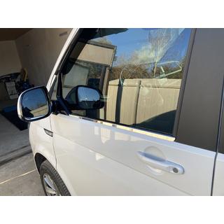 Okenske obrobe (2 kos, nerjaveče jeklo) Volkswagen T6 2015–2024 fotografija 1