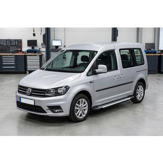 Stranske stopnice Line (2 kosa, aluminij) Volkswagen Caddy 2015–2020 fotografija 1