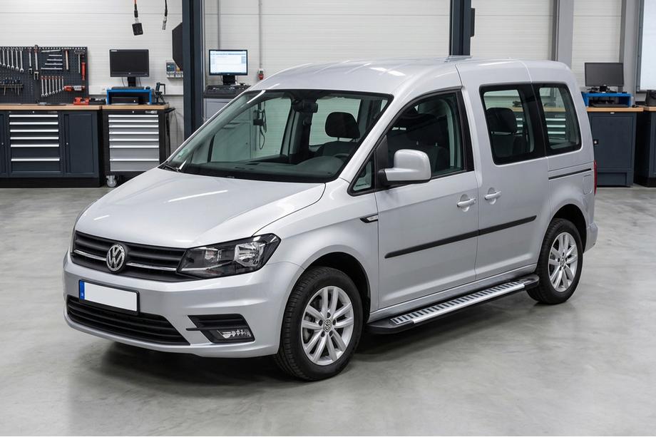 Volkswagen Caddy 2015–2020 Stranske stopnice Line (2 kosa, aluminij) Image