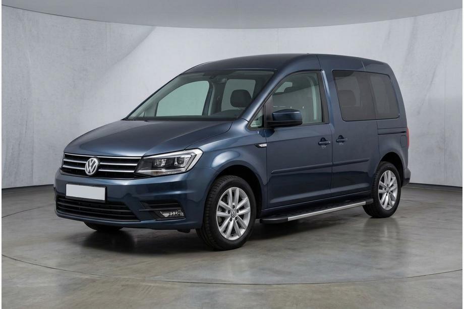 Volkswagen Caddy 2015–2020 Stranske stopnice Duru (2 kos, aluminij) Maxi medosna razdalja Image