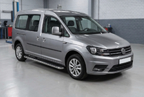 Volkswagen Caddy 2015–2020 Stranske stopnice Maydos V1 (2 kosa, aluminij / nerjavno jeklo) fotografija 1