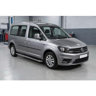 Stranske stopnice Maydos V1 (2 kosa, aluminij / nerjavno jeklo) Volkswagen Caddy 2015–2020 fotografija 1
