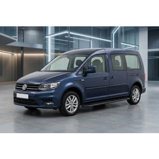 Stranske stopnice Bosphorus Black (2 kosa, aluminij) Volkswagen Caddy 2015–2020 fotografija 1